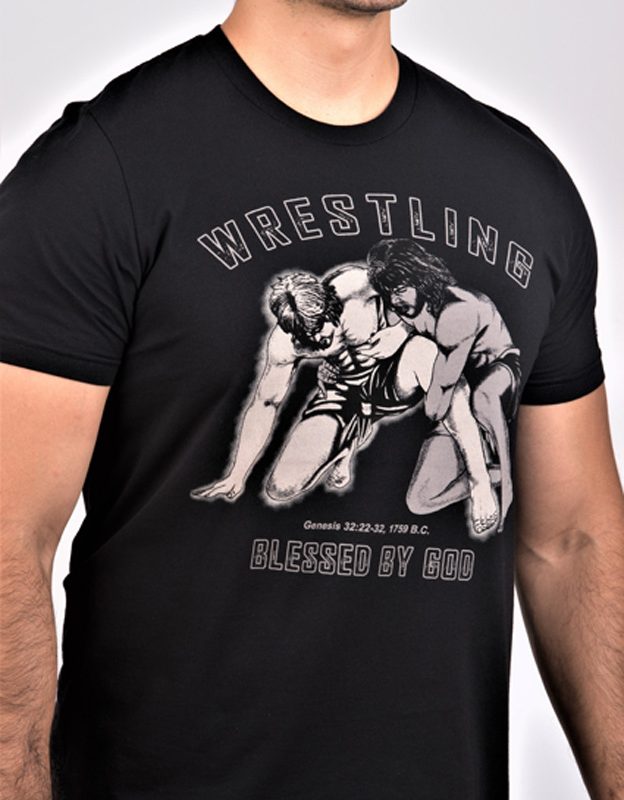 Jacob Wrestling Angel T-Shirt. Unctionclothing.com